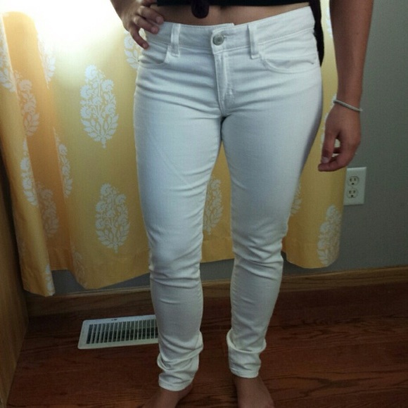 american eagle womens white jeans